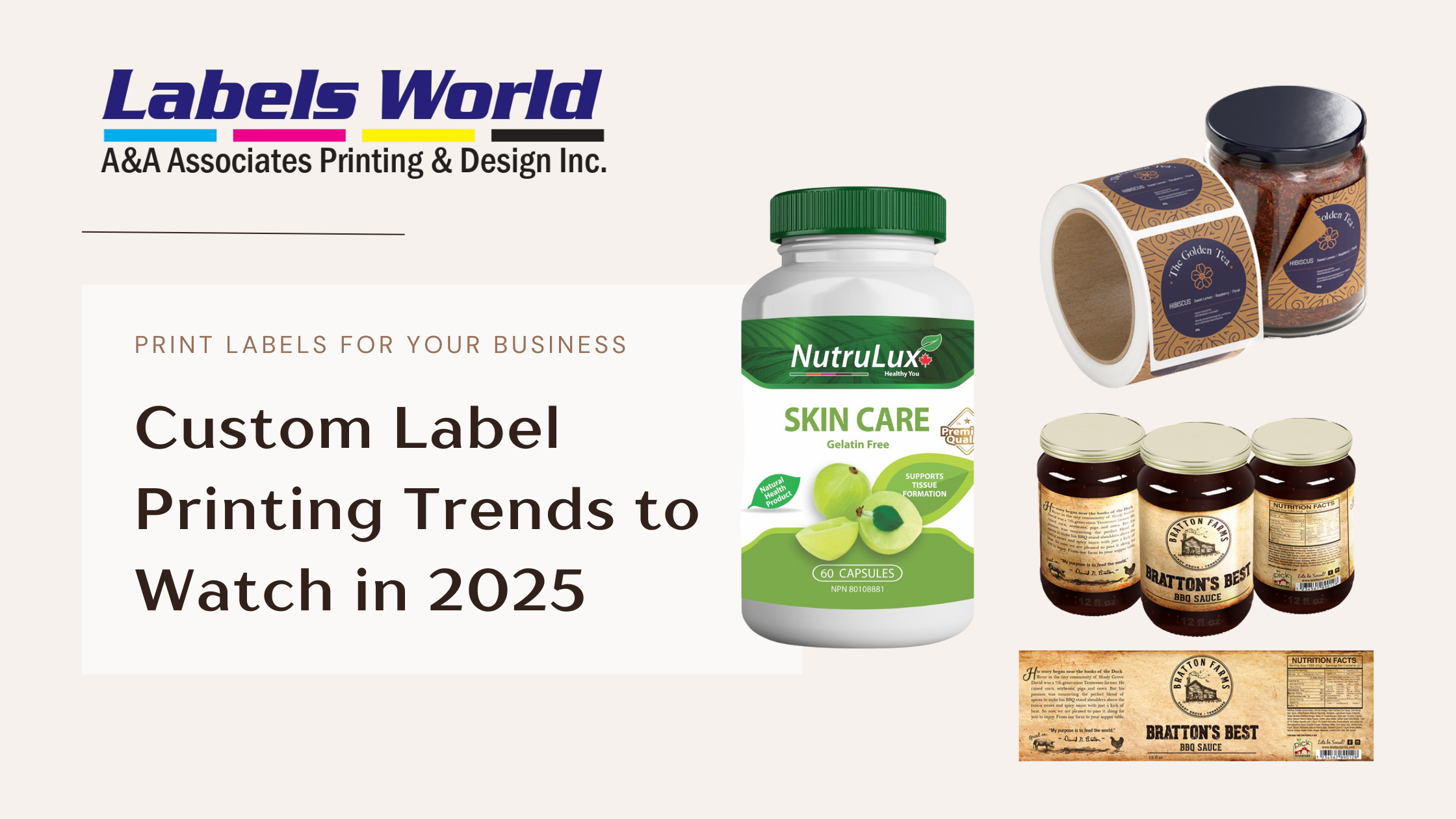 Labels Printing - In Windsor - Custom Label Printing Trends