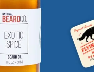 Custom Beard Oil Labels printed by LabelsWorld