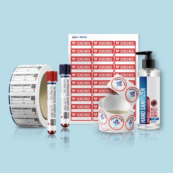 Custom Laboratory Labels printed by LabelsWorld