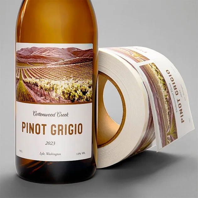 Custom Wine Labels printed by LabelsWorld